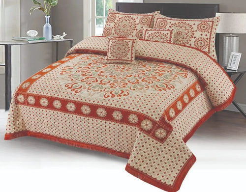 5 Piece Velvet Bedsheet