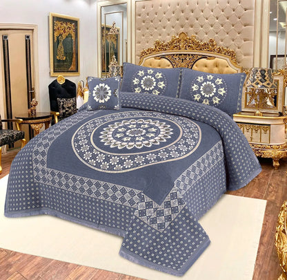 4 Piece Velvet Bedsheet