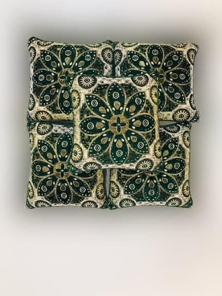 5 Piece Velvet Cushion Covers Set