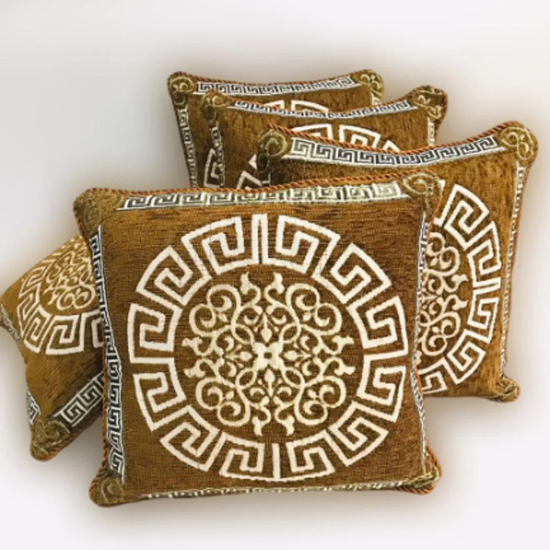 5 Piece Velvet Cushion Covers Set