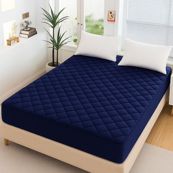 Bedsure Waterproof Quilted Mattress Protector – King Size Fitted Cotton Cover