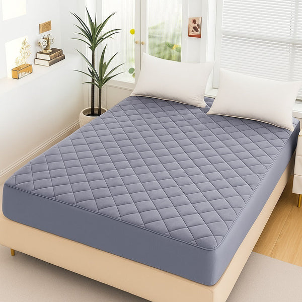 Bedsure Waterproof Quilted Mattress Protector – King Size Fitted Cotton Cover