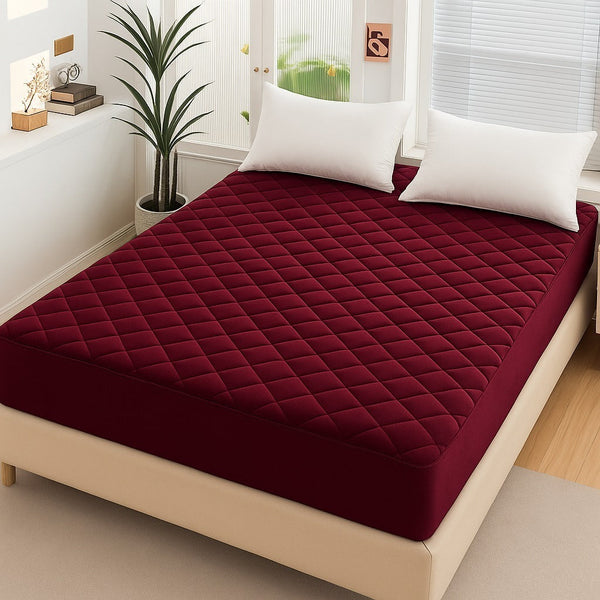Bedsure Waterproof Quilted Mattress Protector – King Size Fitted Cotton Cover