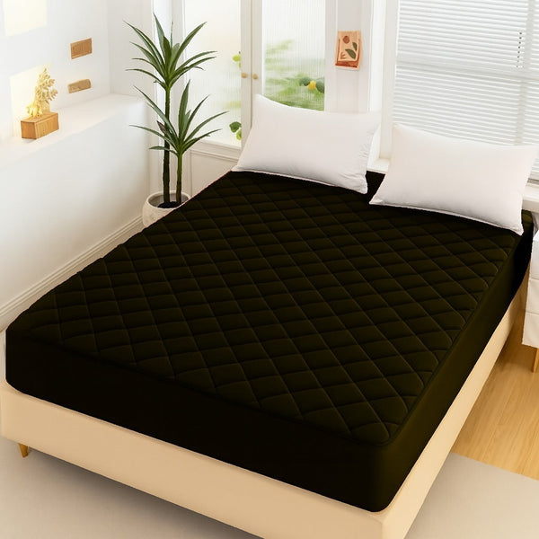 Bedsure Waterproof Quilted Mattress Protector – King Size Fitted Cotton Cover