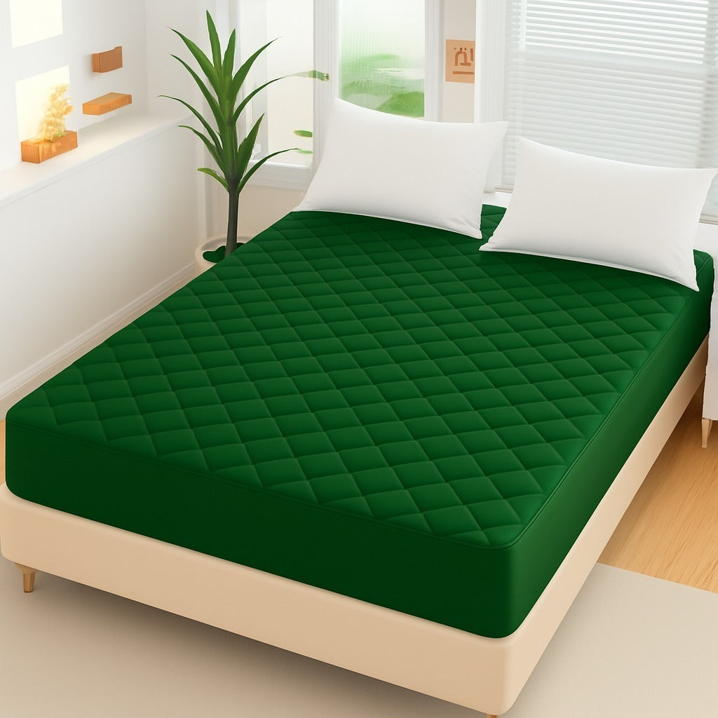Bedsure Waterproof Quilted Mattress Protector – King Size Fitted Cotton Cover