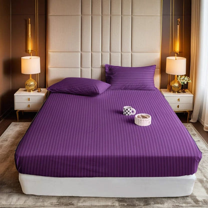 ChenOne  King Size Fitted Bedsheet Set – Luxury Micro Fabric 3PC