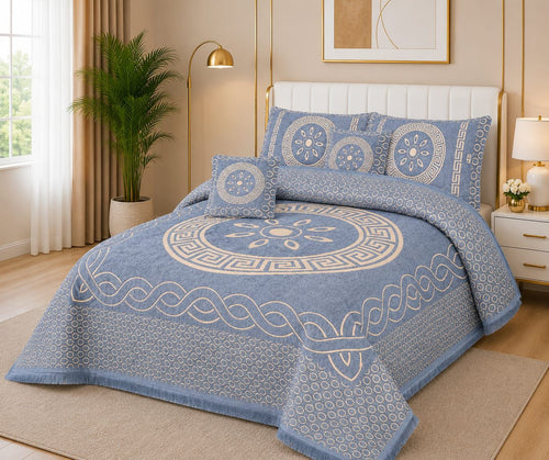 5 Piece Velvet Bedsheet