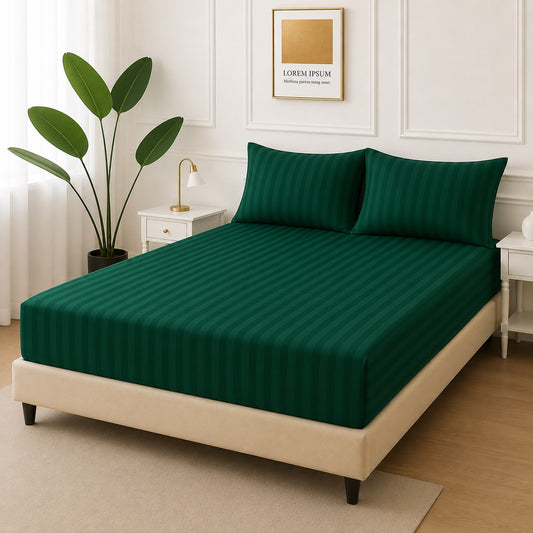 ChenOne King Size Fitted Bedsheet Set – Luxury Micro Fabric 3PC