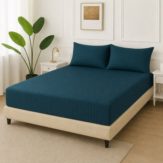 ChenOne King Size Fitted Bedsheet Set – Luxury Micro Fabric 3PC