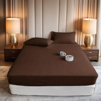 Bedsure King Size Fitted Bedsheet Set – Luxury Micro Fabric 3PC
