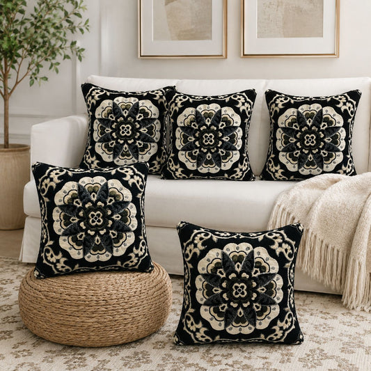 5 Piece Cushion Covers Set