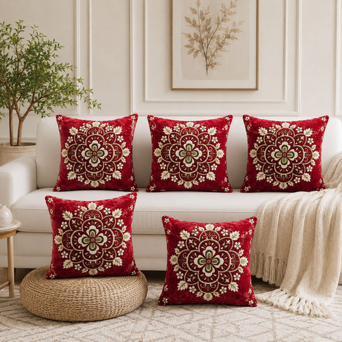5 Piece Cushion Covers Set