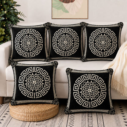 5 Piece Velvet Cushion Covers Set