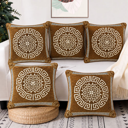 5 Piece Velvet Cushion Covers Set