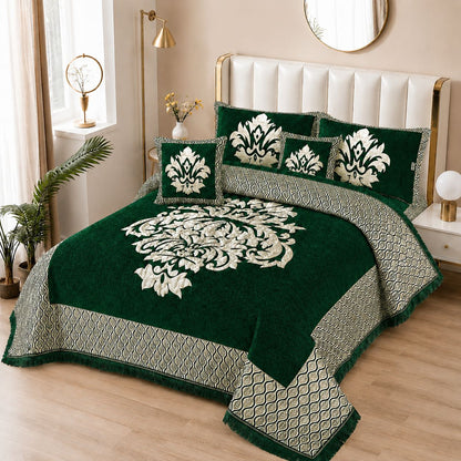 5 Piece Velvet Bedsheet