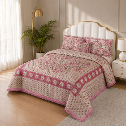 5 Piece Velvet Bedsheet