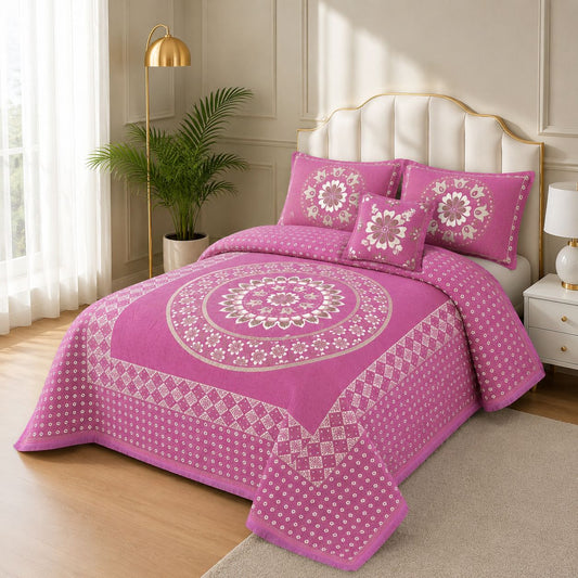 4 Piece Velvet Bedsheet