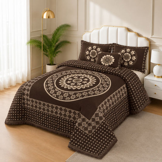 4 Piece Velvet Bedsheet