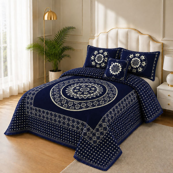 4 Piece Velvet Bedsheet