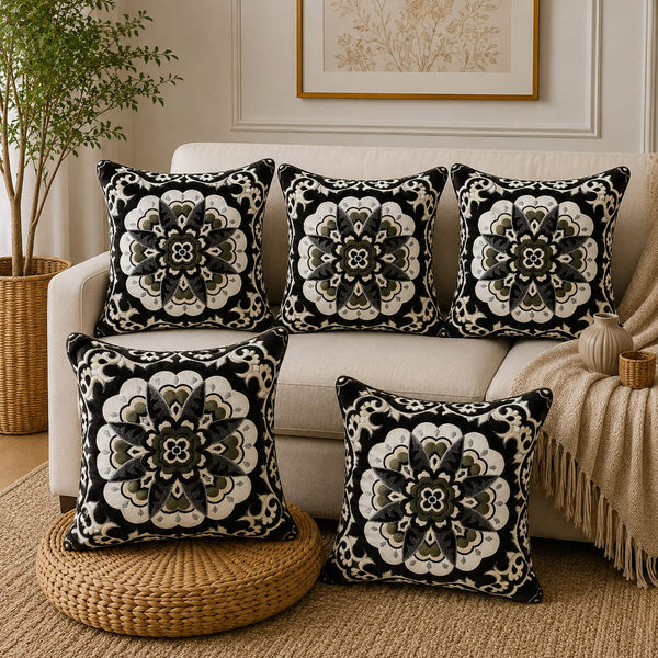 5 Piece Cushion Covers Set
