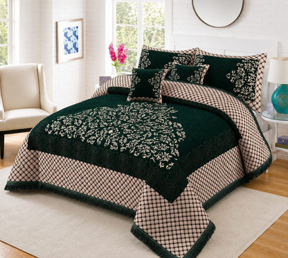 5 Piece Velvet Bedsheet