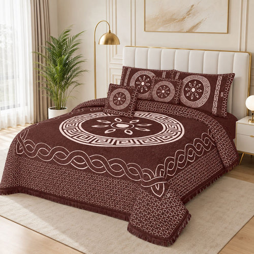 5 Piece Velvet Bedsheet