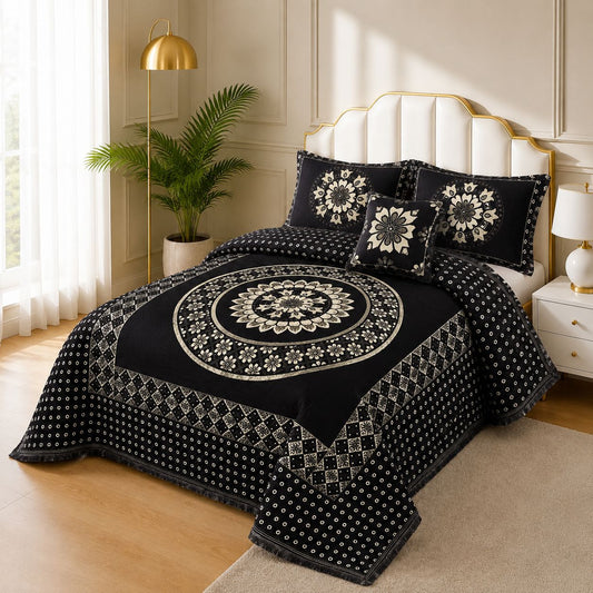 4 Piece Velvet Bedsheet