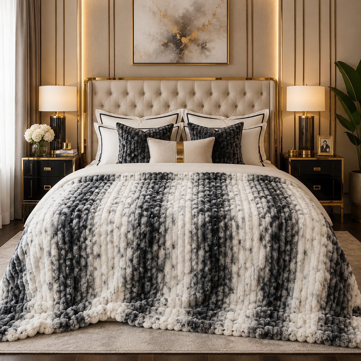 ITALIAN CLOUDY BUBBLE AC BLANKET