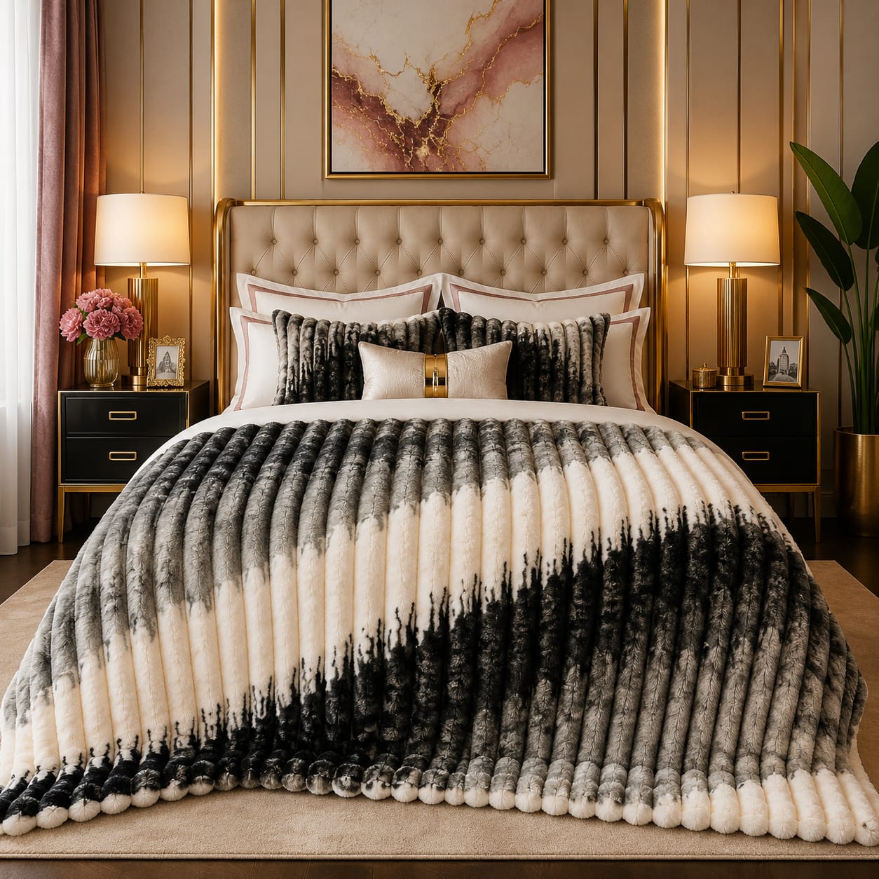 ITALIAN CLOUDY BUBBLE AC BLANKET