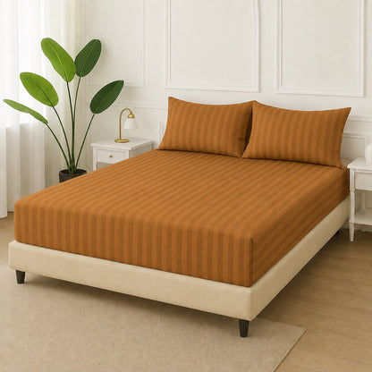 ChenOne  King Size Fitted Bedsheet Set – Luxury Micro Fabric 3PC