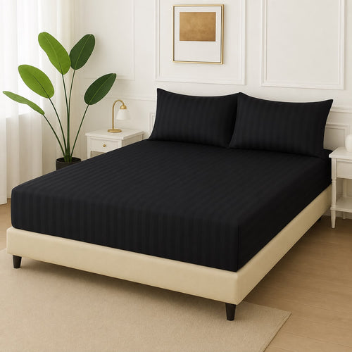 ChenOne King Size Fitted Bedsheet Set – Luxury Micro Fabric 3PC