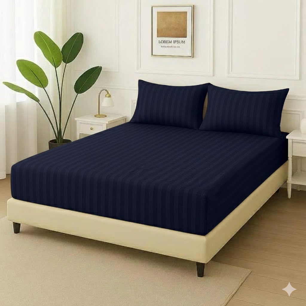 ChenOne King Size Fitted Bedsheet Set – Luxury Micro Fabric 3PC