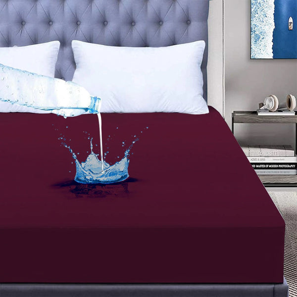 Waterproof Mattress Cover For Double Bed King Size Fitted Mattress Protector Anti Slip Bedsure